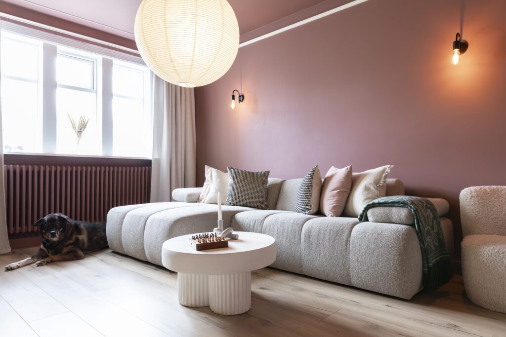 Litadýrð á heimili Þuru Stínu og Arnars