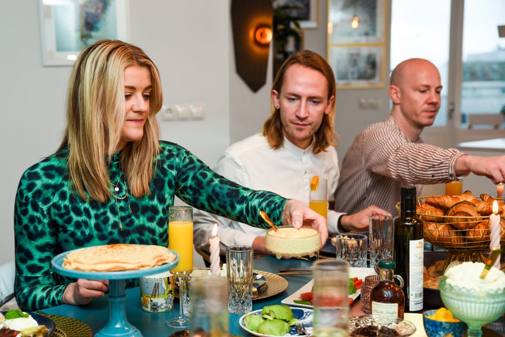 Hátíðlegur og huggulegur brunch hjá Birnu og Evu Maríu