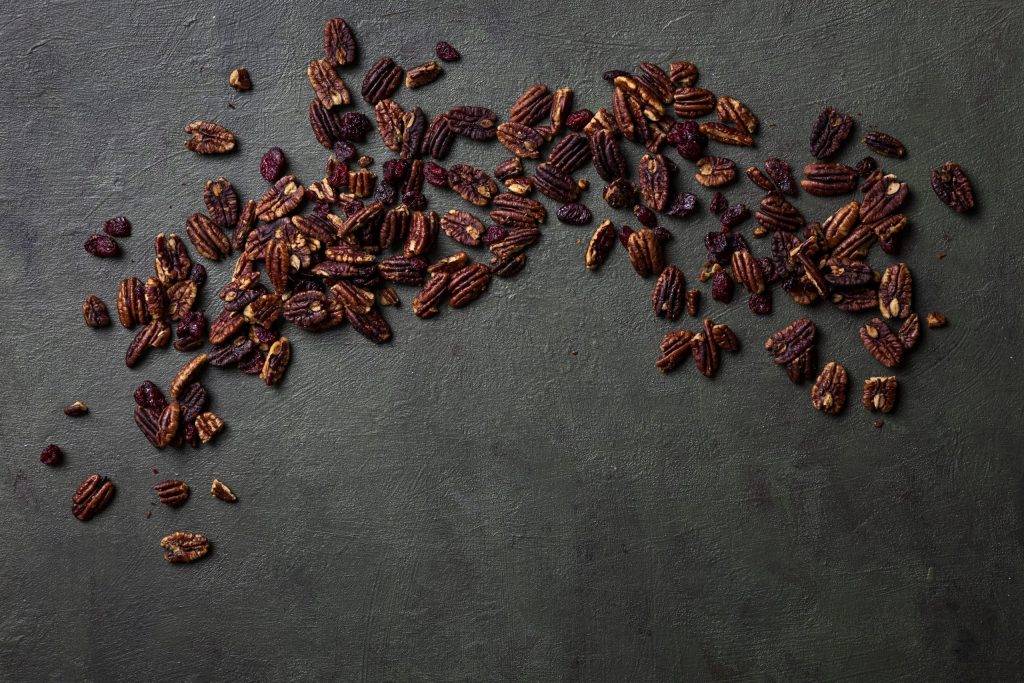 Pekanhnetur með appelsínu og brúnuðu smjöri