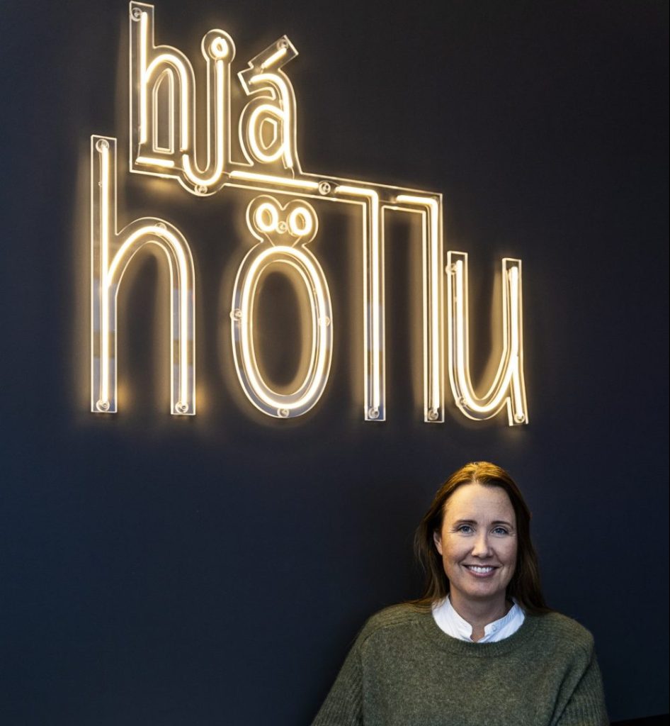 Hjá Höllu hófst á gamalli Rafha-eldavél
