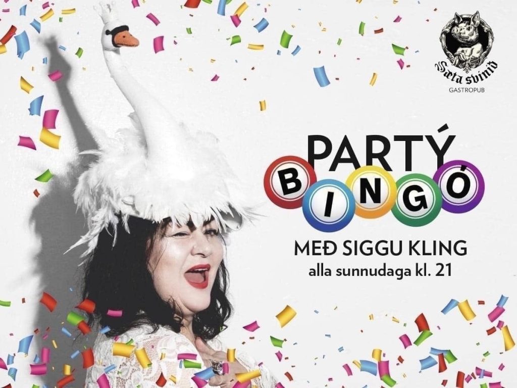 Sigga í stuði á Sæta svíninu