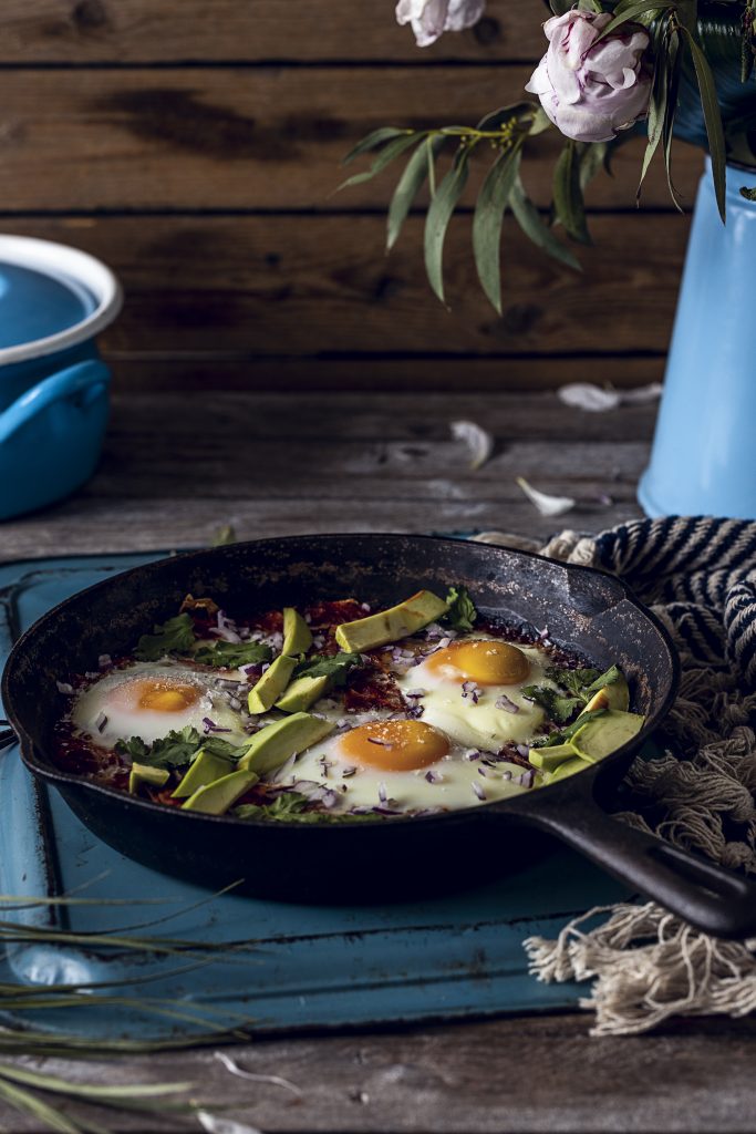 Geggjað chilaquiles í útileguna