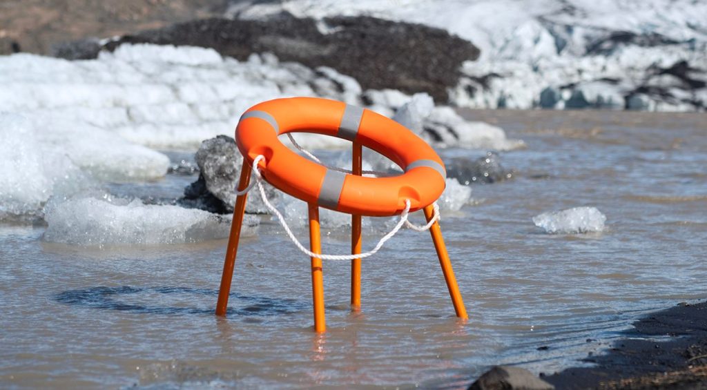 Gamansamar hönnunarnýjungar Tobia Zambotti: Sea Level Rise Chair