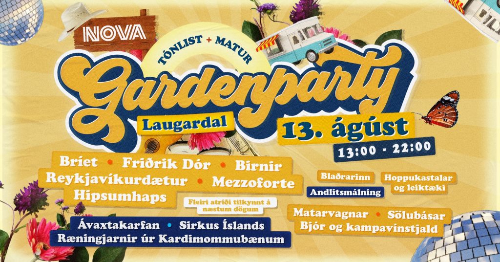 Garðpartí í Laugardal