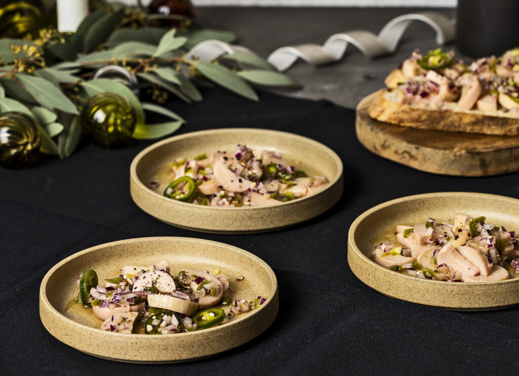 King oyster-ceviche
