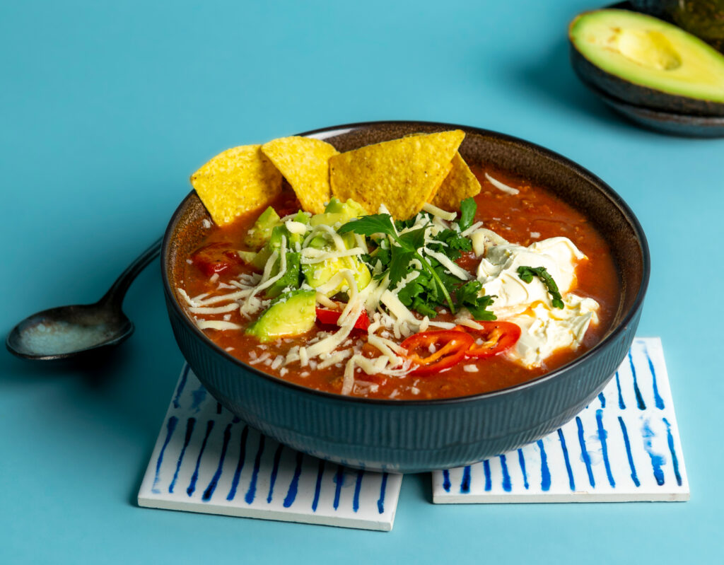 Taco-súpa sem yljar