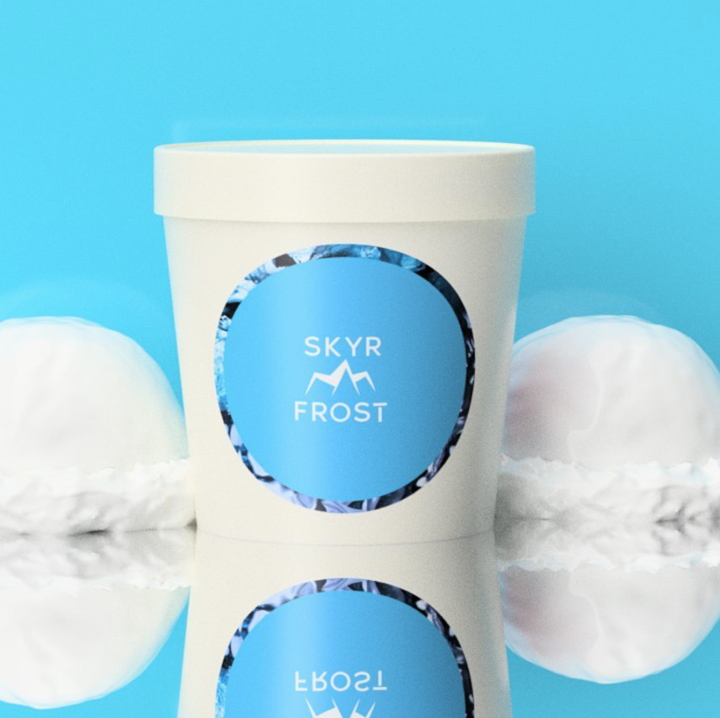 Svansís gefur úr Skyrfrost