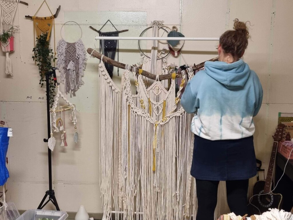 Fær útrás fyrir sköpunarkraftinn með macramé-hnýtingum