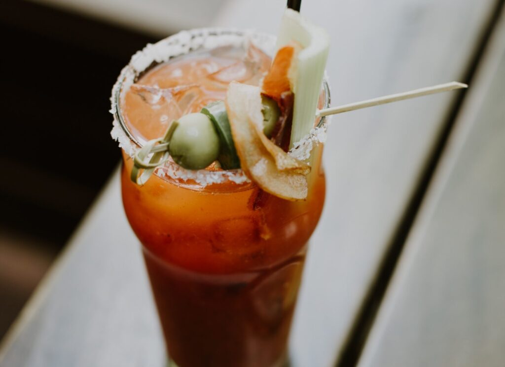 Bloody Mary í baráttu við timburmenn?