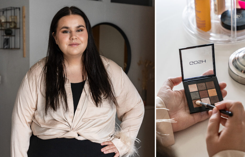 Ljómandi förðun eins og ljúffengur latte-bolli