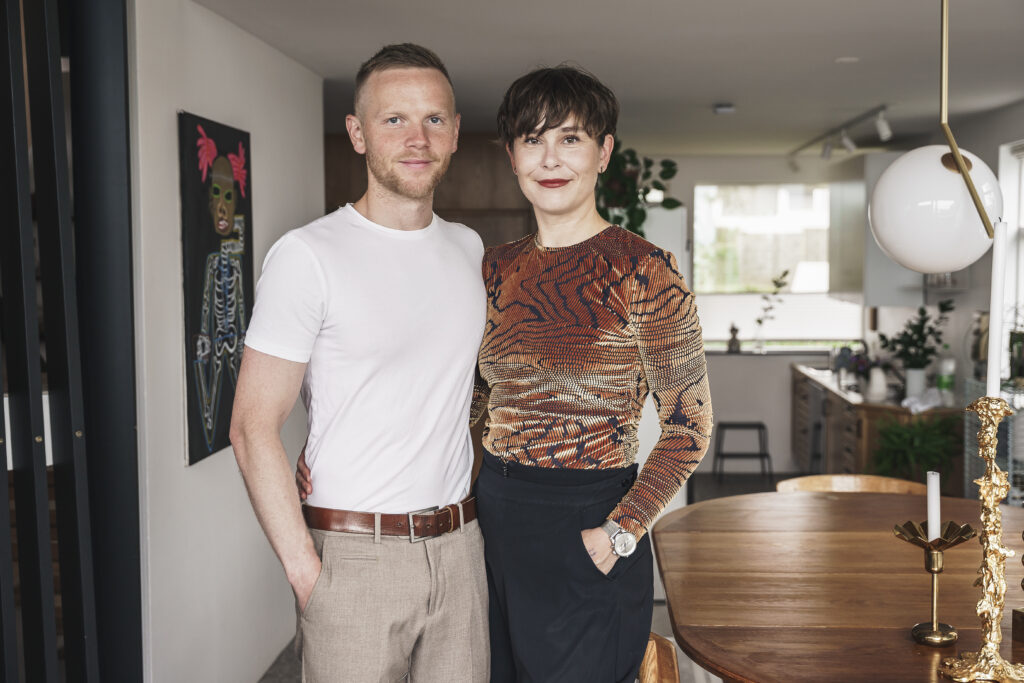 Listrænt heimili hönnuðar í Seljahverfinu