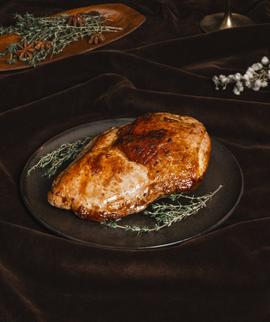 Sous vide elduð kalkúnabringa