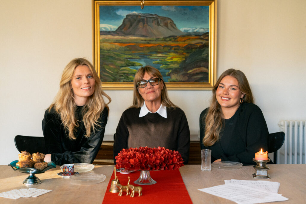 Margrét Pálmadóttir elskar að vinna með dætrum sínum