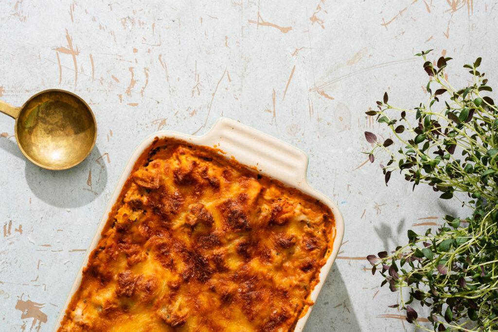 Fjögurra osta lasagne