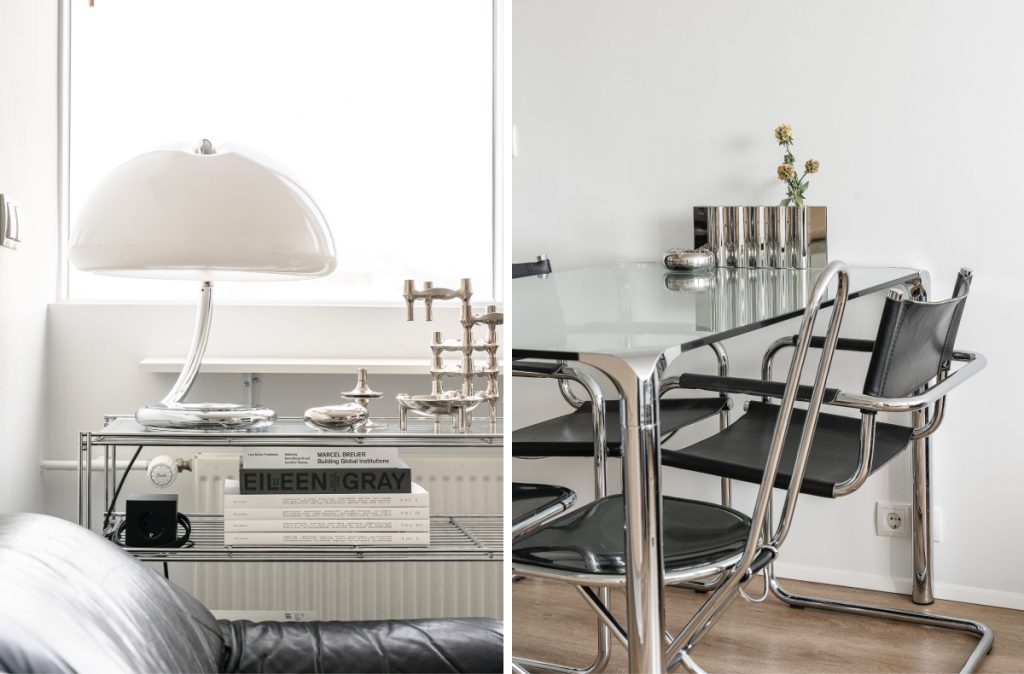 Klassískt og króm hjá verðandi arkitekt
