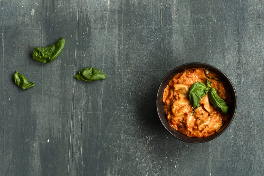 Tómatsúpa með tortellini