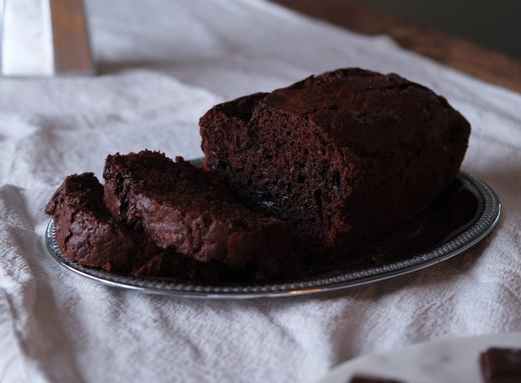Djúsí súkkulaði- og kúrbítskaka