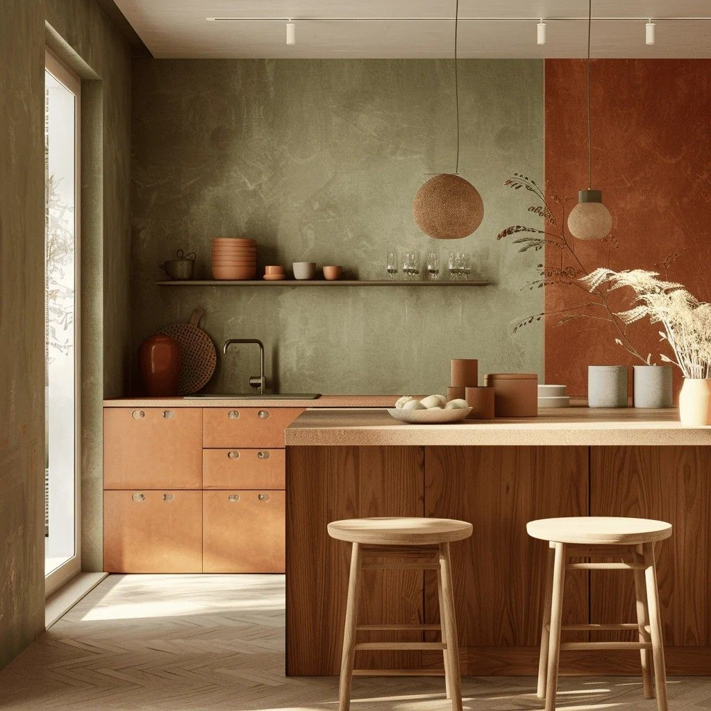 Heimili í hlýjum tónum 